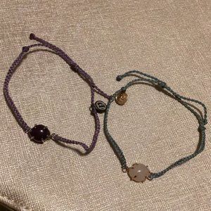 Set of 2 pura vida gemstone bracelets NWT